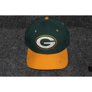 Vintage New Era Pro Model Dupont Visor Green Bay Packers Adjustable Cap NFL